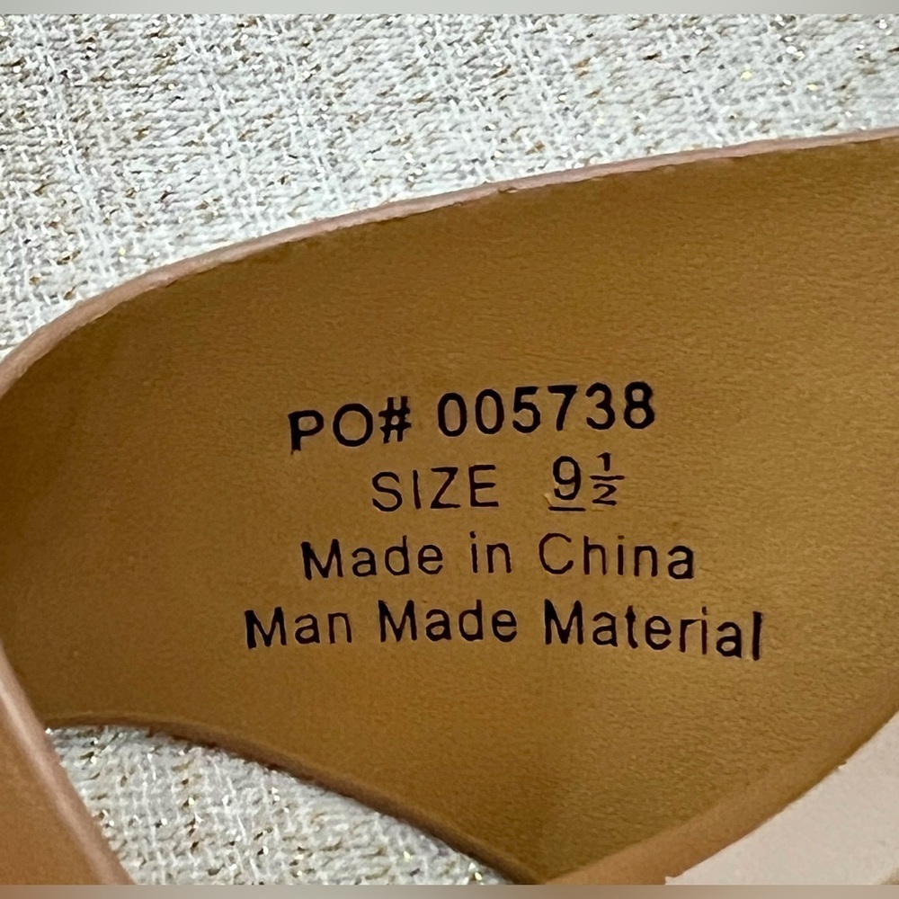 NIB Journee Collection Chazz Heeled Sandals -Tan Size 9.5 - Picture 6 of 9